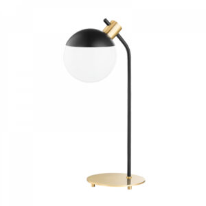 Mitzi by Hudson Valley Lighting Miranda Table Lamp HL573201 AGB SBK