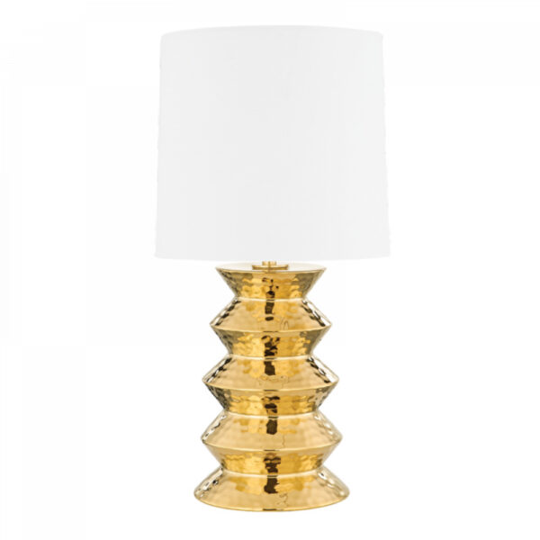 Mitzi by Hudson Valley Lighting Zoe Table Lamp HL617201B AGB CGD