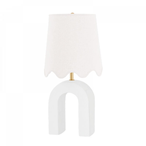 Mitzi by Hudson Valley Lighting Roshani Table Lamp HL685201 AGB CMW