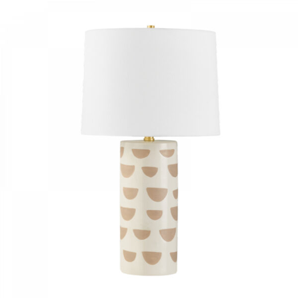 Mitzi by Hudson Valley Lighting Minnie Table Lamp HL714201A AGB CWO