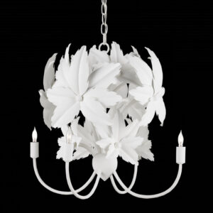 Currey Sweetbriar White Chandelier 9000 0987