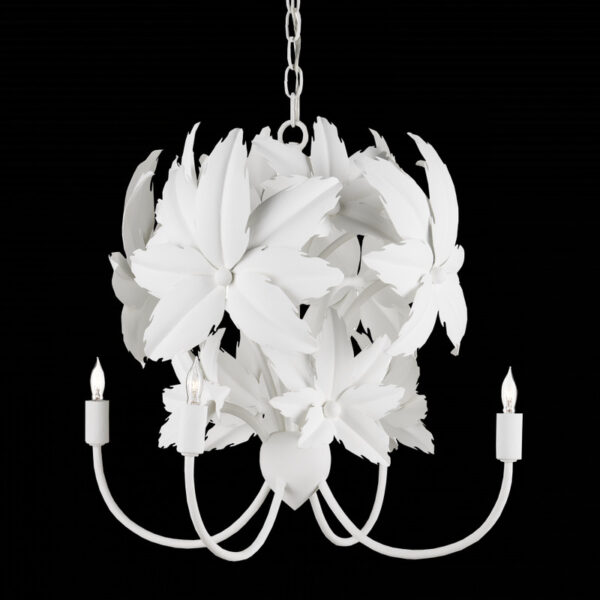 Currey Sweetbriar White Chandelier 9000 0987