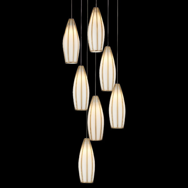 Currey Parish 7 Light Round Multi Drop Pendant 9000 1187