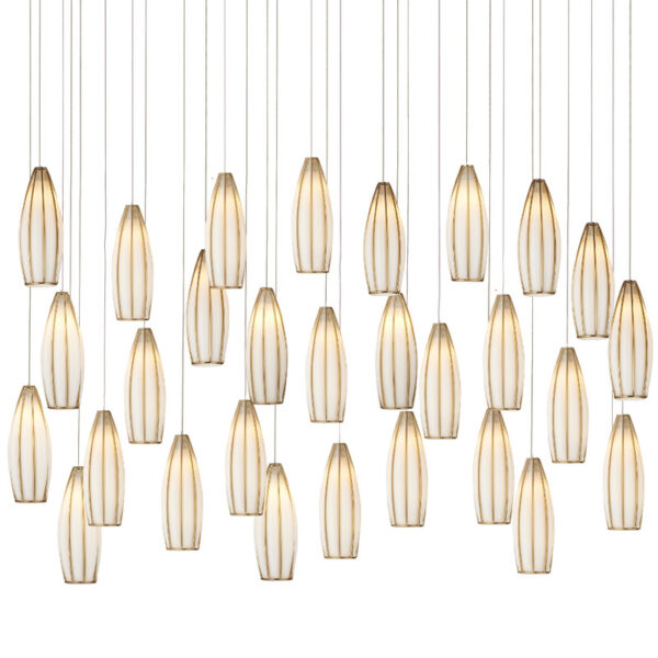 Currey Parish 30 Light Rectangular Multi Drop Pendant 9000 1190