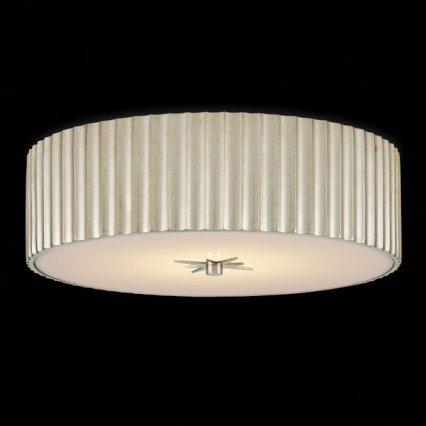 Currey Caravel Silver Flush Mount 9999 0066