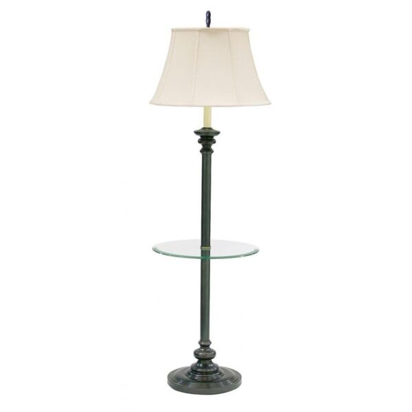 House of Troy Newport Floor Lamp with Glass Table N602 OB