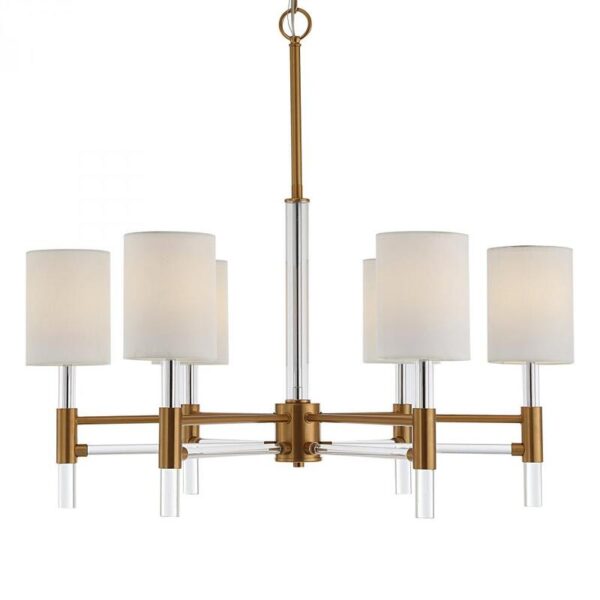 Uttermost Welkin 6 Light Modern Chandelier 21380