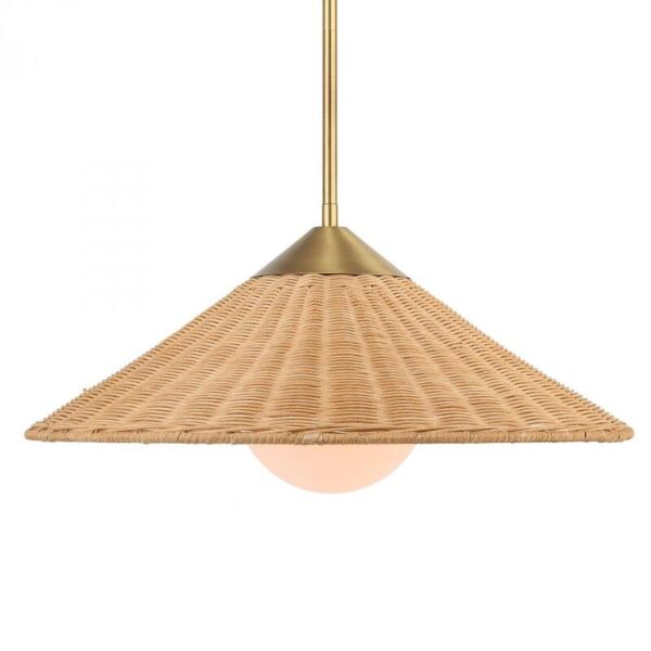 Uttermost Phuvinh 1 Light Rattan Shade Pendant 21590