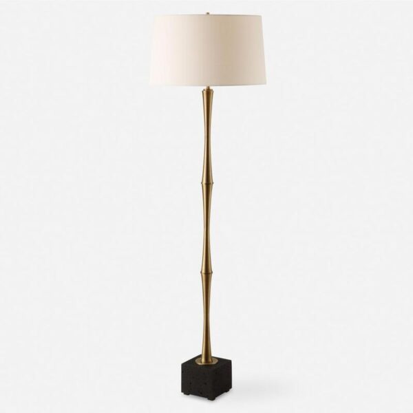 Uttermost Shino Antique Brass Floor Lamp 30416