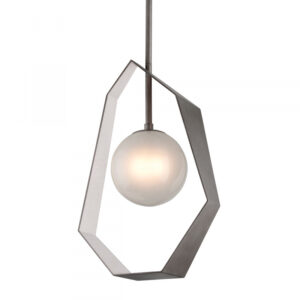 Troy Origami Chandelier F5535 GRA SL SS