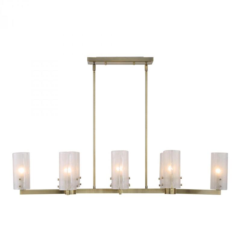 Uttermost Mistie 8 Light Linear Chandelier 21392