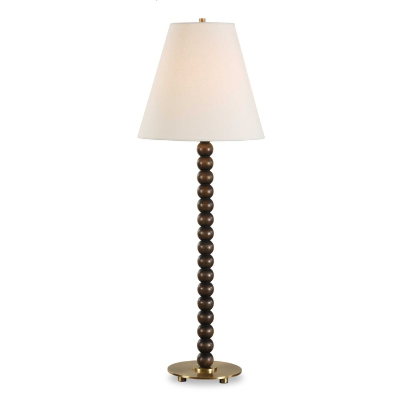 Uttermost Gallus Wood Spheres Table Lamp 30575