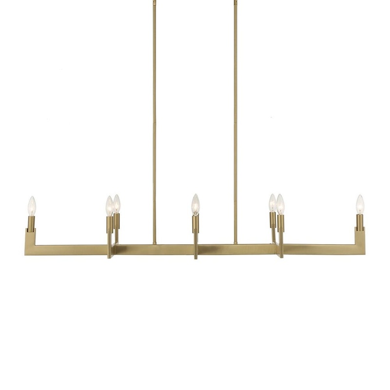 Uttermost Cordoba 8 Light Linear Chandelier 21403