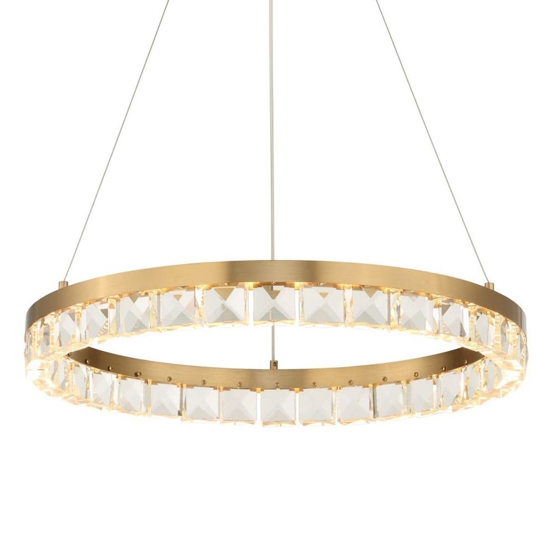 Uttermost Segovia Round Crystal LED Chandelier 21407