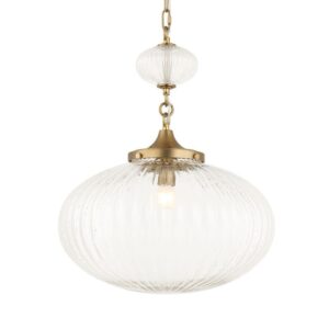 Uttermost Bellaire 1 Light Glass Shade Pendant 21636