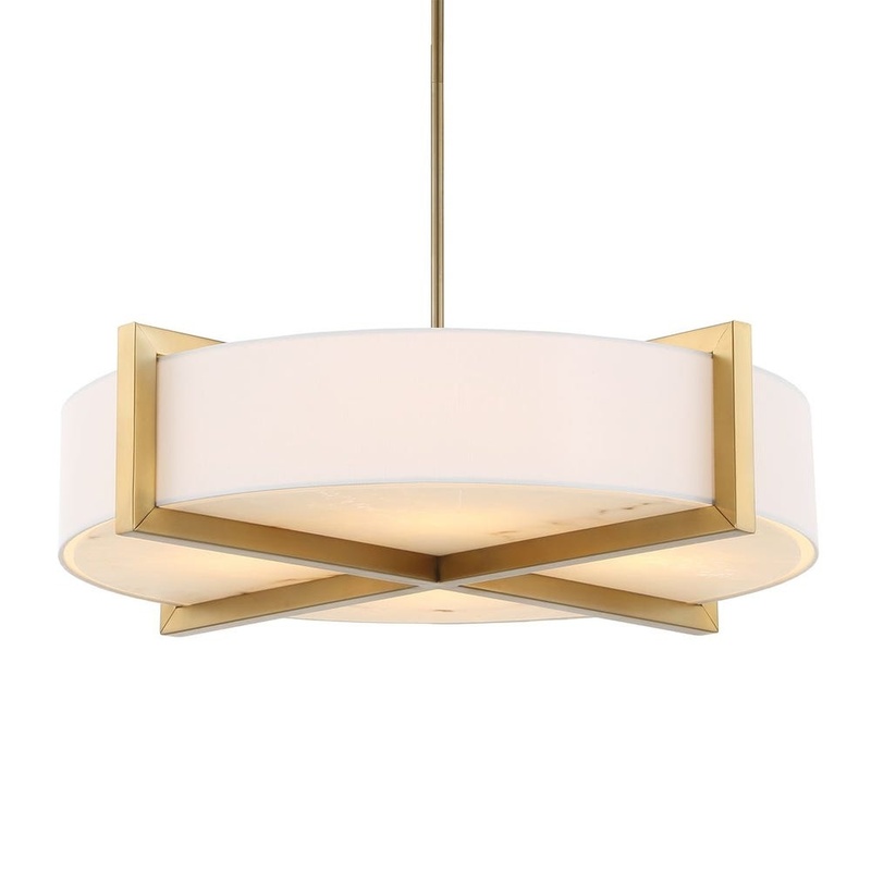 Uttermost Cresson 4 Light Drum Pendant 21637