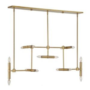 Uttermost Cadre 14 Light Modern Linear Pendant 21640