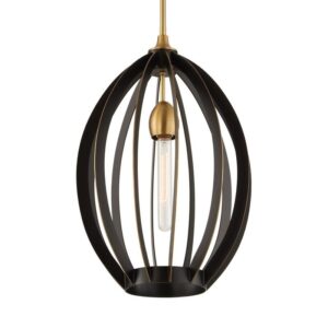 Uttermost Darby 1 Light Architectural Oval Pendant 21647