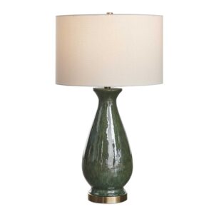 Uttermost Colestin Deep Green Table Lamp 30556 1