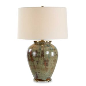 Uttermost Olisa Brown Green Table Lamp 30563 1