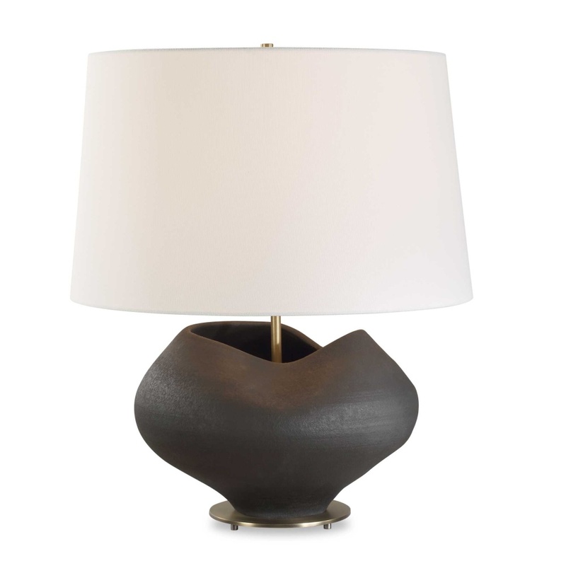 Uttermost Nocturne Aged Black Table Lamp 30603 1