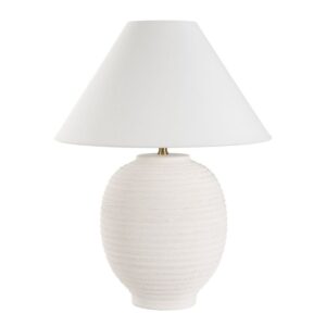 Uttermost Rocio Ceramic White Table Lamp 30612