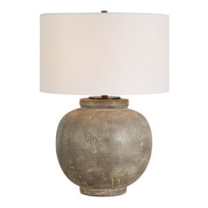 Uttermost Rock Of Ages Rust Brown Table Lamp 30647