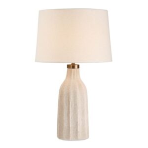 Uttermost Maddox Textured Off White Table Lamp 30673